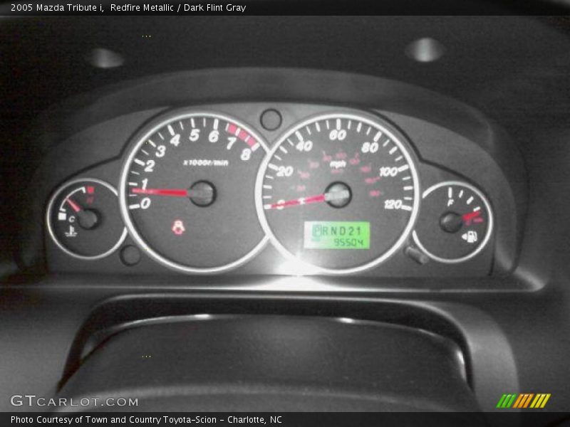 Redfire Metallic / Dark Flint Gray 2005 Mazda Tribute i