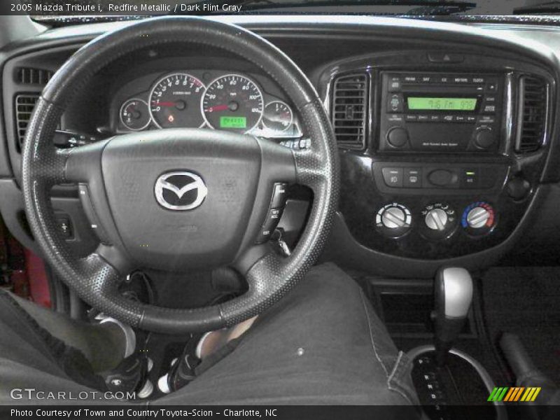 Redfire Metallic / Dark Flint Gray 2005 Mazda Tribute i