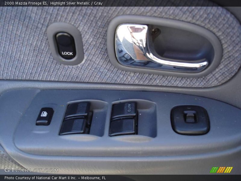 Highlight Silver Metallic / Gray 2000 Mazda Protege ES