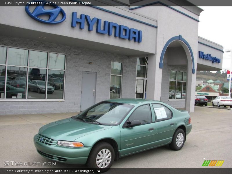 Alpine Green Pearl / Agate 1998 Plymouth Breeze