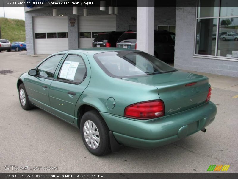Alpine Green Pearl / Agate 1998 Plymouth Breeze