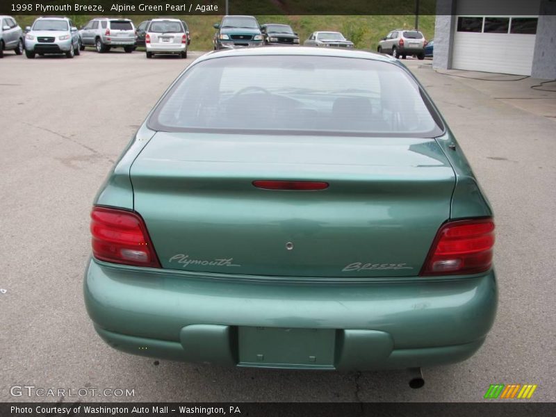 Alpine Green Pearl / Agate 1998 Plymouth Breeze