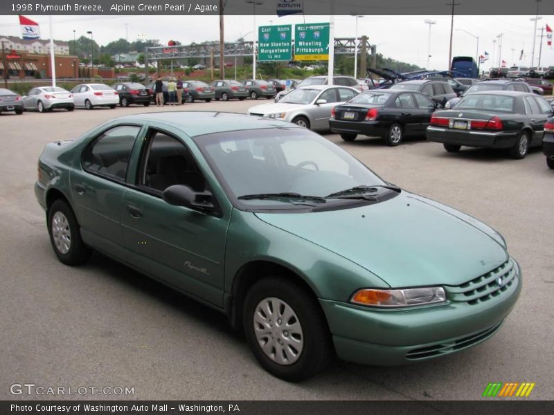 Alpine Green Pearl / Agate 1998 Plymouth Breeze