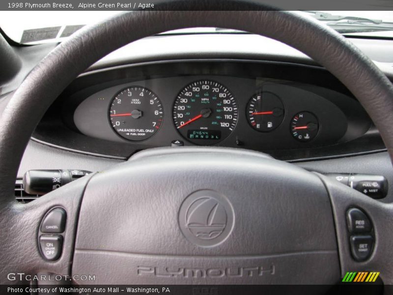 Alpine Green Pearl / Agate 1998 Plymouth Breeze