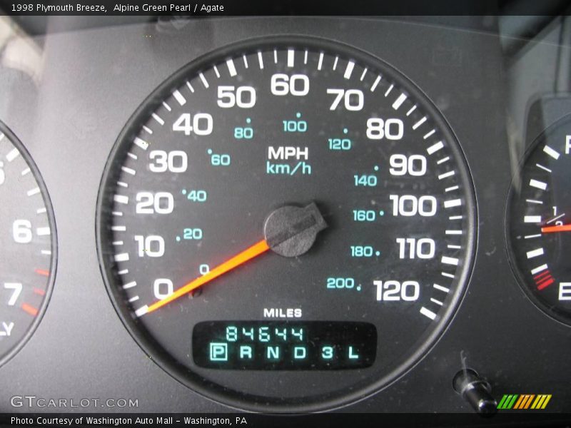 Alpine Green Pearl / Agate 1998 Plymouth Breeze