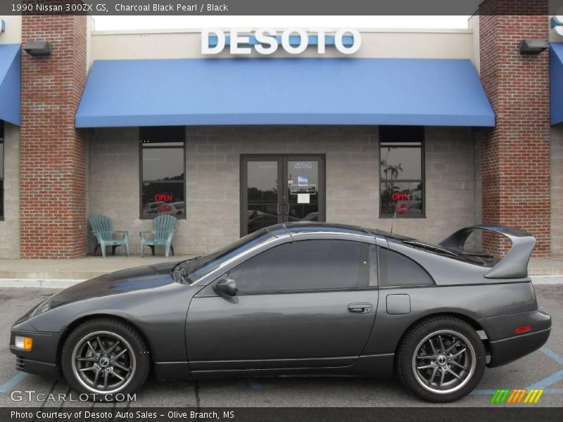 Charcoal Black Pearl / Black 1990 Nissan 300ZX GS