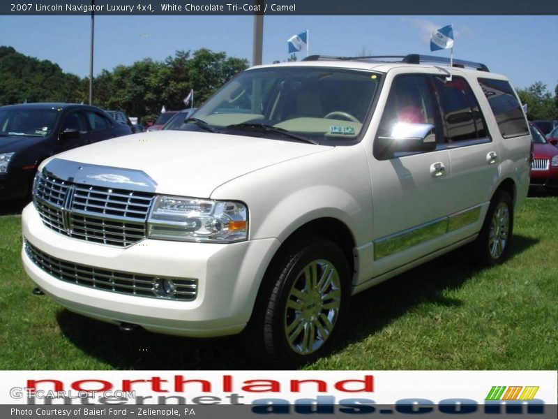 White Chocolate Tri-Coat / Camel 2007 Lincoln Navigator Luxury 4x4
