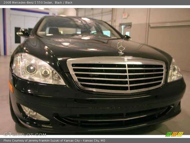 Black / Black 2008 Mercedes-Benz S 550 Sedan