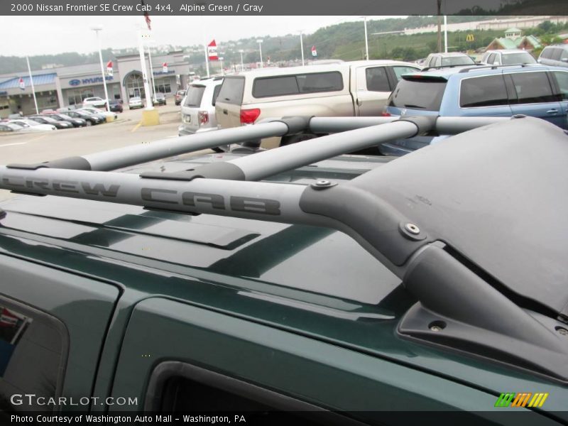 Alpine Green / Gray 2000 Nissan Frontier SE Crew Cab 4x4