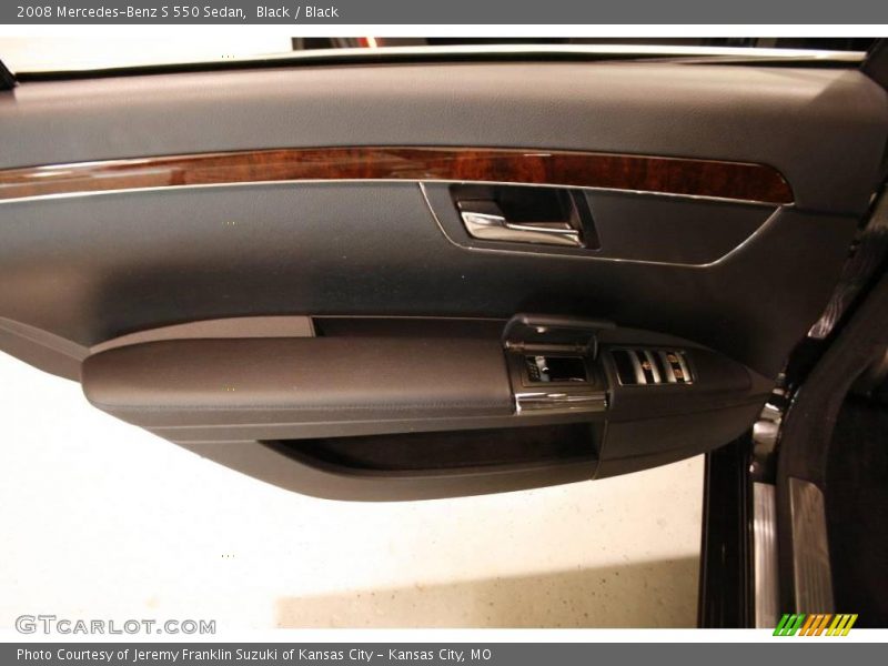Black / Black 2008 Mercedes-Benz S 550 Sedan