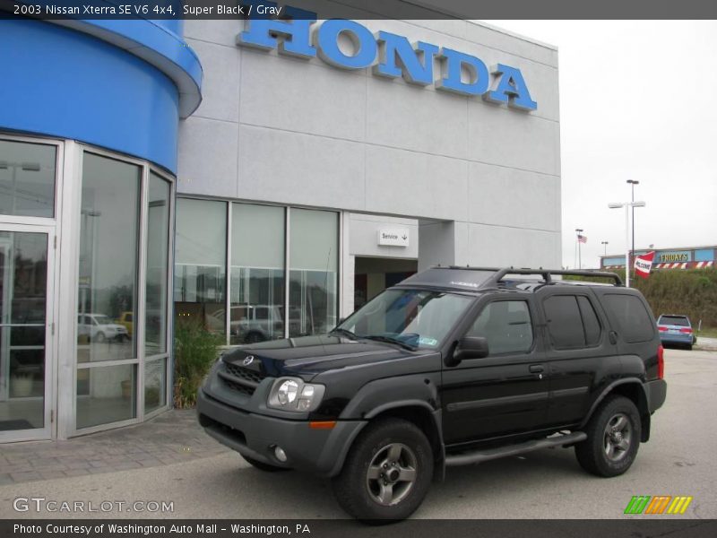 Super Black / Gray 2003 Nissan Xterra SE V6 4x4