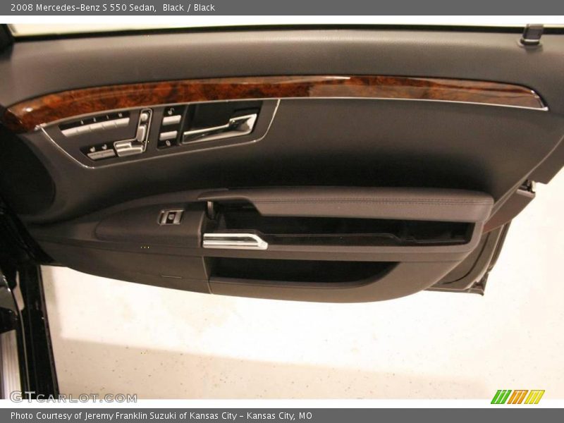 Black / Black 2008 Mercedes-Benz S 550 Sedan