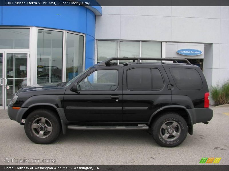 Super Black / Gray 2003 Nissan Xterra SE V6 4x4