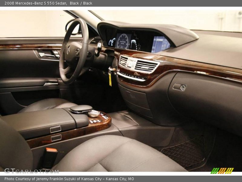 Black / Black 2008 Mercedes-Benz S 550 Sedan