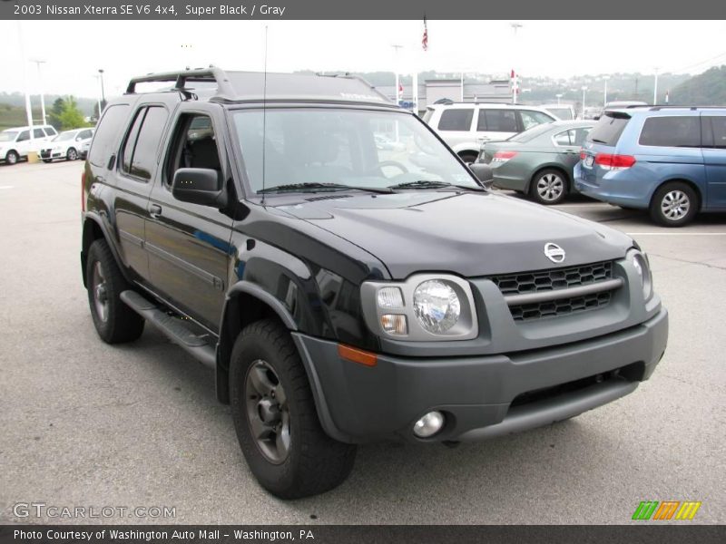 Super Black / Gray 2003 Nissan Xterra SE V6 4x4