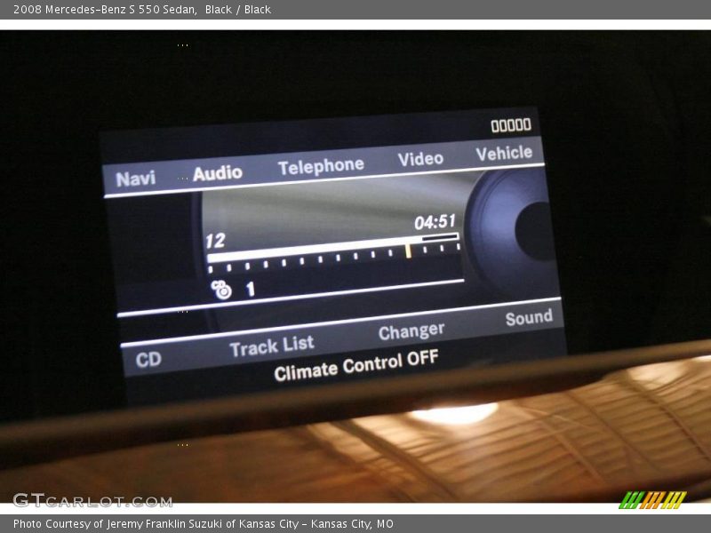 Black / Black 2008 Mercedes-Benz S 550 Sedan