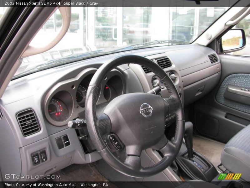 Super Black / Gray 2003 Nissan Xterra SE V6 4x4