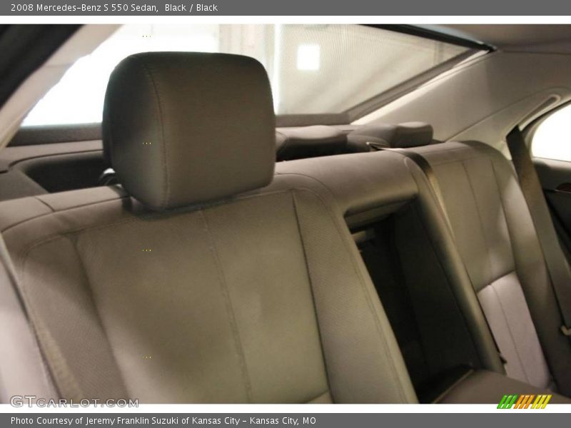 Black / Black 2008 Mercedes-Benz S 550 Sedan