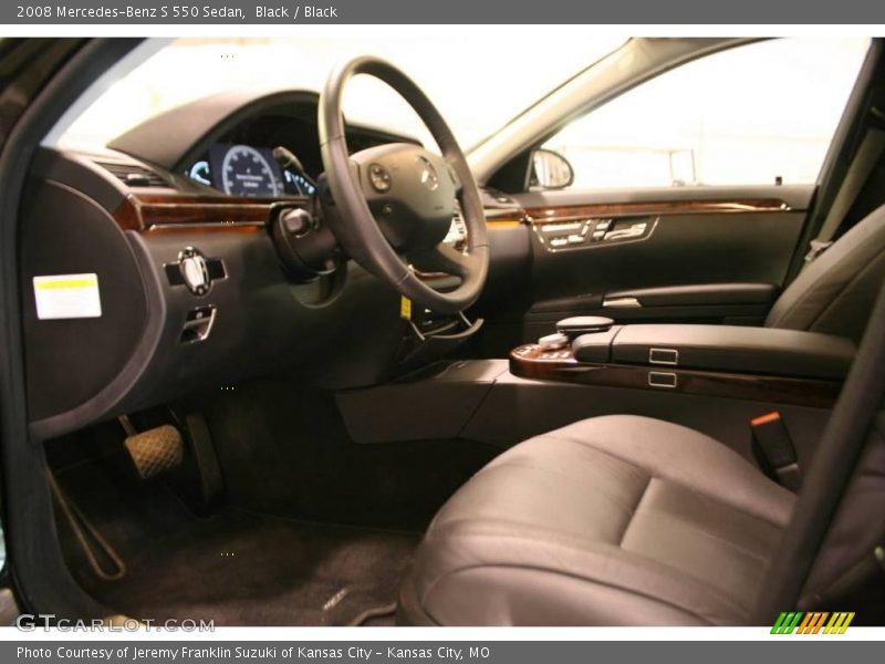 Black / Black 2008 Mercedes-Benz S 550 Sedan