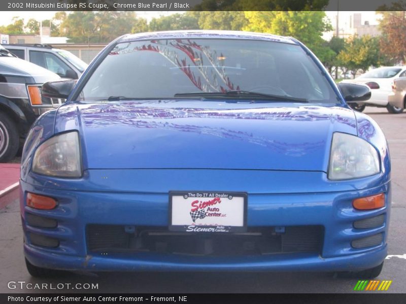 Chrome Blue Pearl / Black 2002 Mitsubishi Eclipse RS Coupe