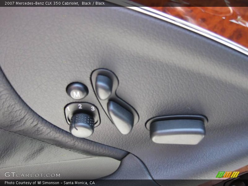Black / Black 2007 Mercedes-Benz CLK 350 Cabriolet