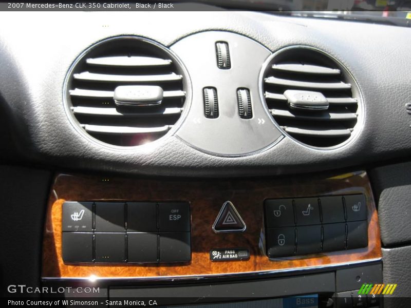 Black / Black 2007 Mercedes-Benz CLK 350 Cabriolet