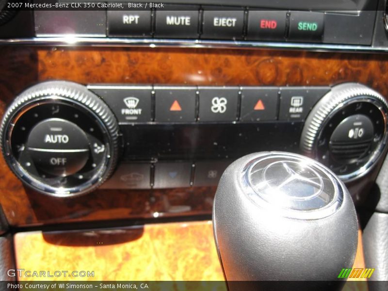 Black / Black 2007 Mercedes-Benz CLK 350 Cabriolet