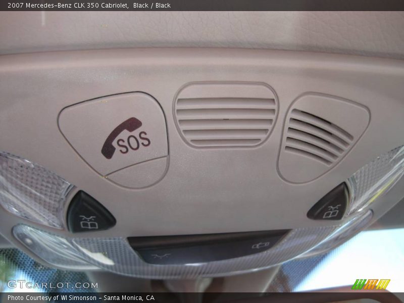 Black / Black 2007 Mercedes-Benz CLK 350 Cabriolet