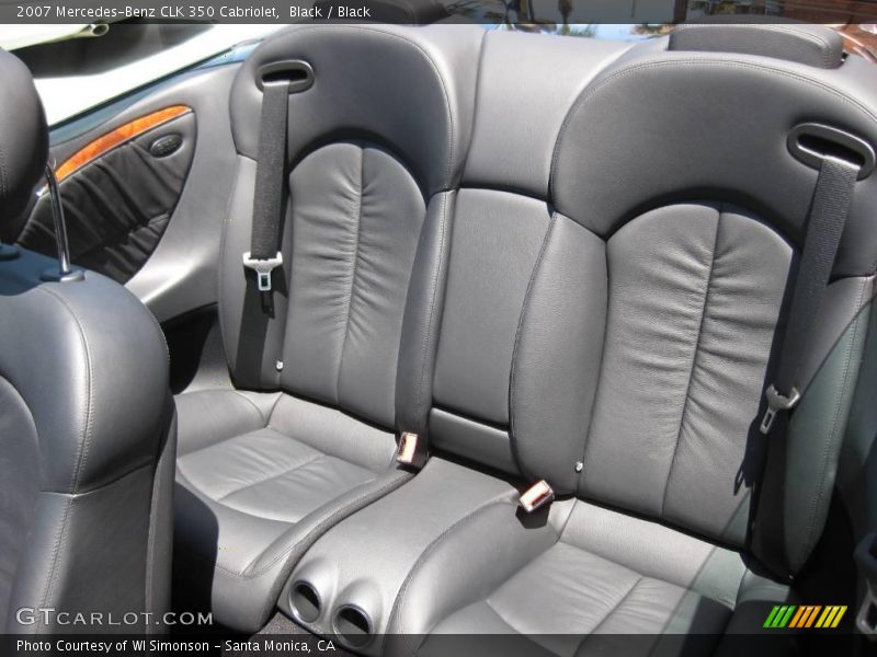 Black / Black 2007 Mercedes-Benz CLK 350 Cabriolet