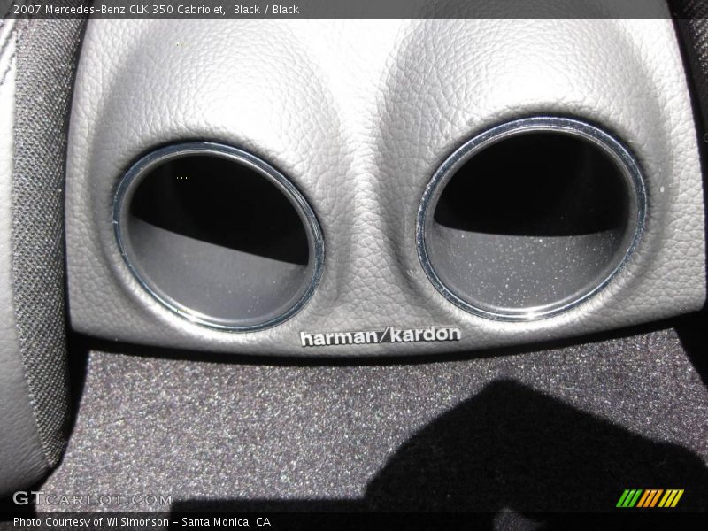 Black / Black 2007 Mercedes-Benz CLK 350 Cabriolet