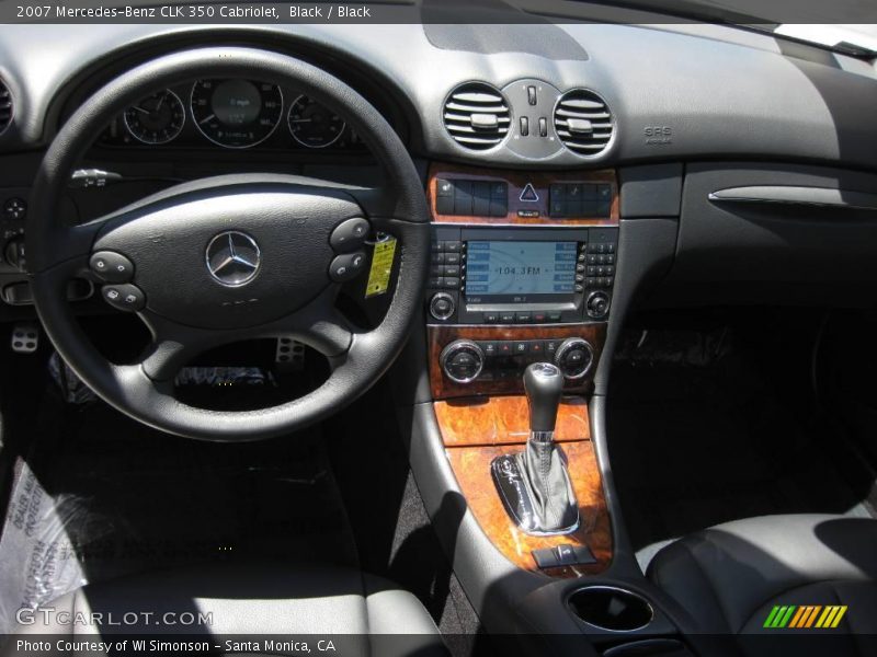 Black / Black 2007 Mercedes-Benz CLK 350 Cabriolet