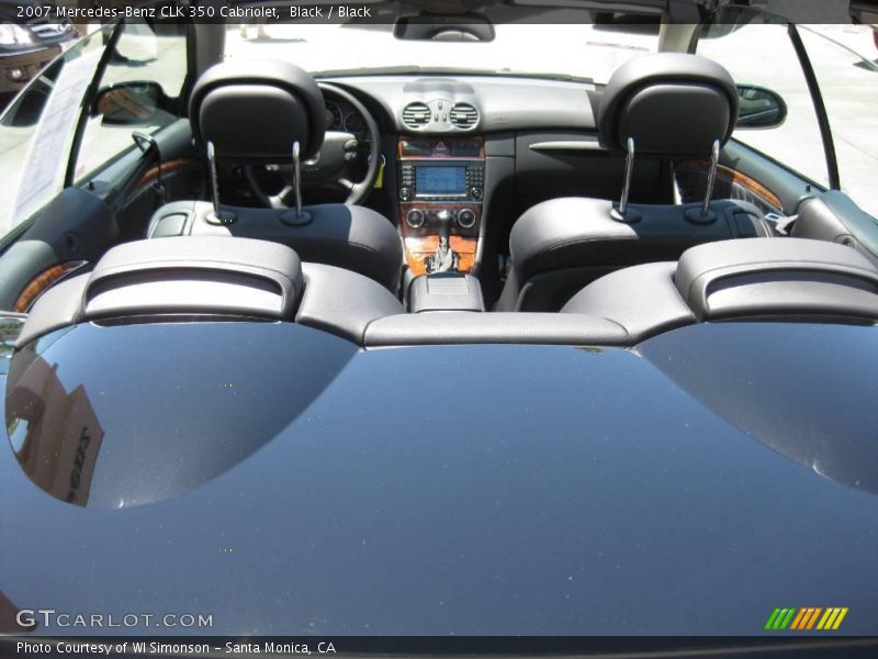 Black / Black 2007 Mercedes-Benz CLK 350 Cabriolet