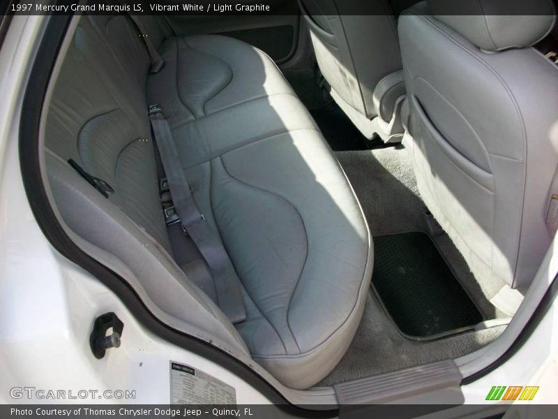 Vibrant White / Light Graphite 1997 Mercury Grand Marquis LS