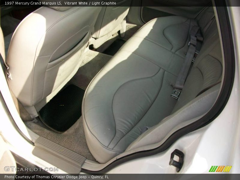 Vibrant White / Light Graphite 1997 Mercury Grand Marquis LS