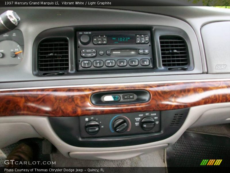 Vibrant White / Light Graphite 1997 Mercury Grand Marquis LS