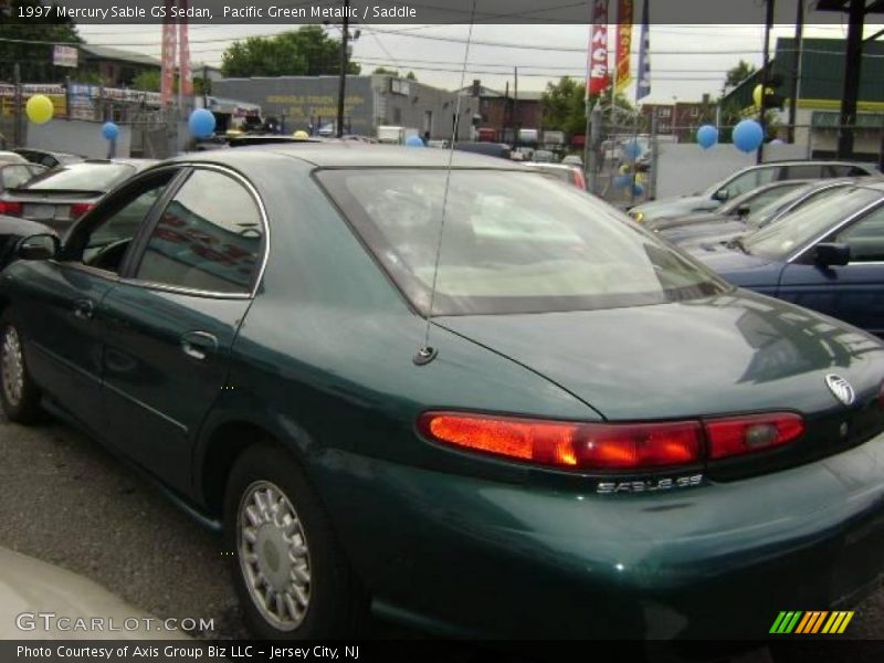 Pacific Green Metallic / Saddle 1997 Mercury Sable GS Sedan