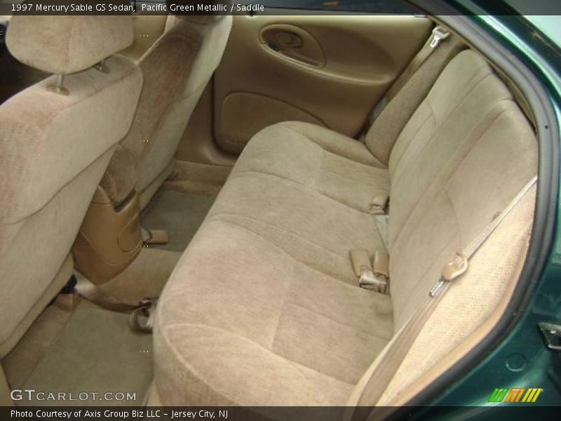Pacific Green Metallic / Saddle 1997 Mercury Sable GS Sedan