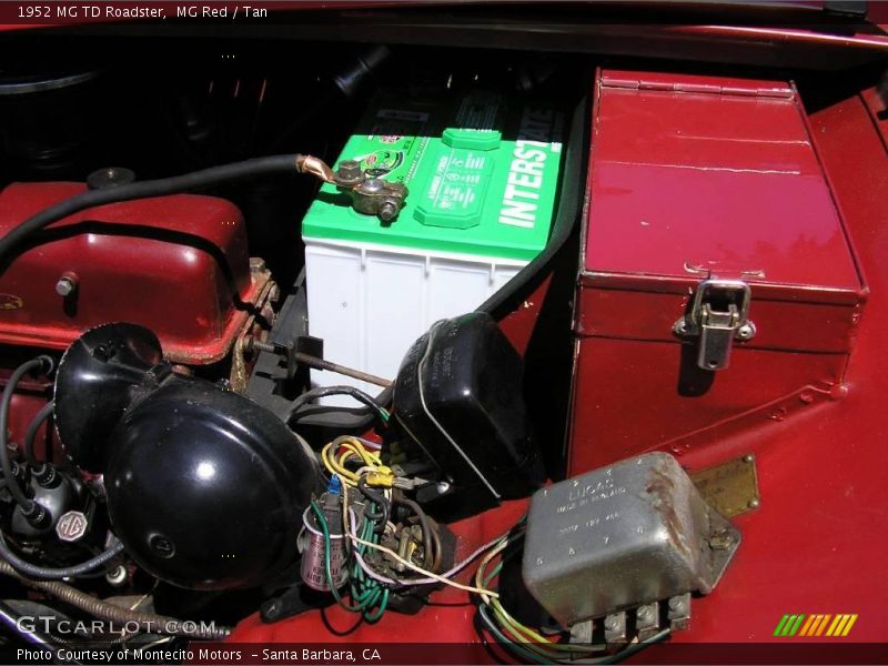 MG Red / Tan 1952 MG TD Roadster