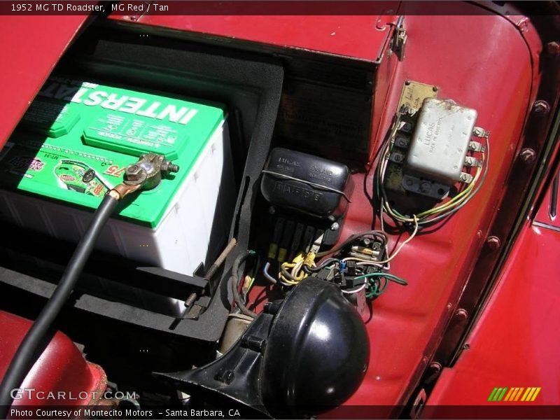 MG Red / Tan 1952 MG TD Roadster