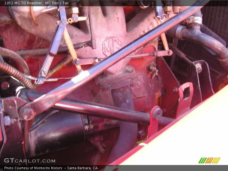 MG Red / Tan 1952 MG TD Roadster