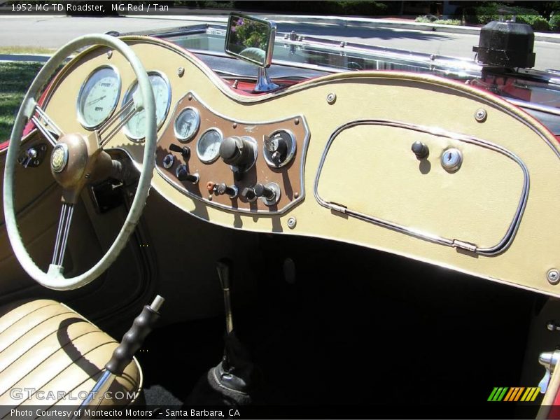 Dashboard of 1952 TD Roadster