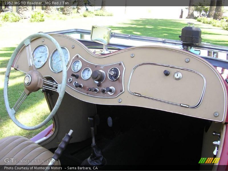 MG Red / Tan 1952 MG TD Roadster