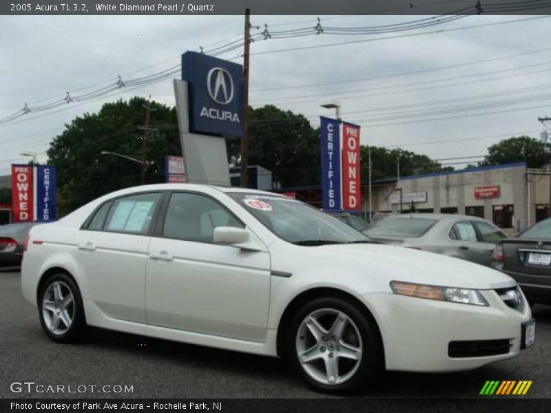 White Diamond Pearl / Quartz 2005 Acura TL 3.2