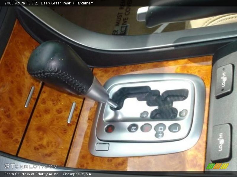 Deep Green Pearl / Parchment 2005 Acura TL 3.2