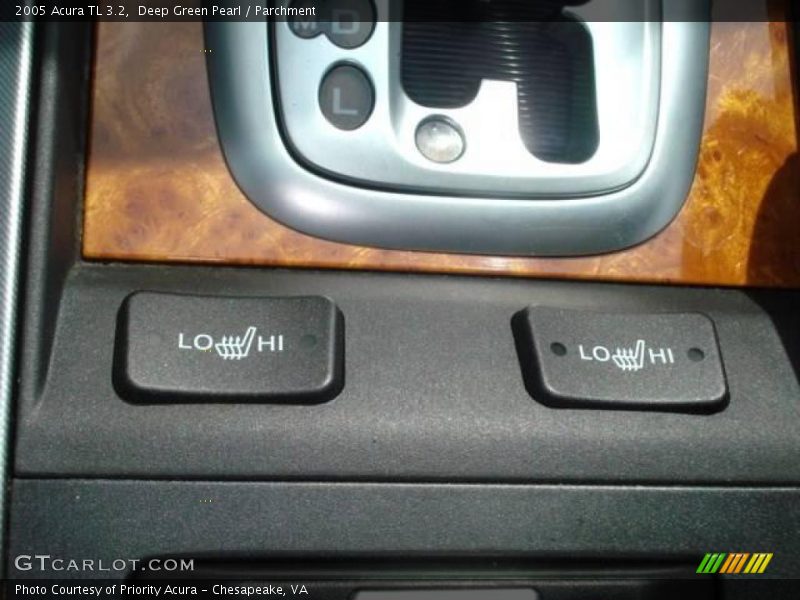 Deep Green Pearl / Parchment 2005 Acura TL 3.2