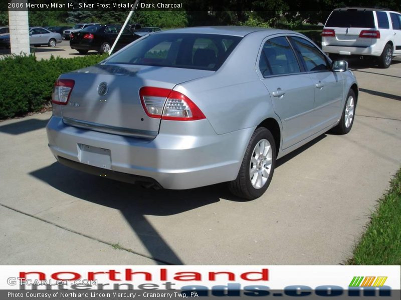 Silver Frost Metallic / Dark Charcoal 2006 Mercury Milan I4