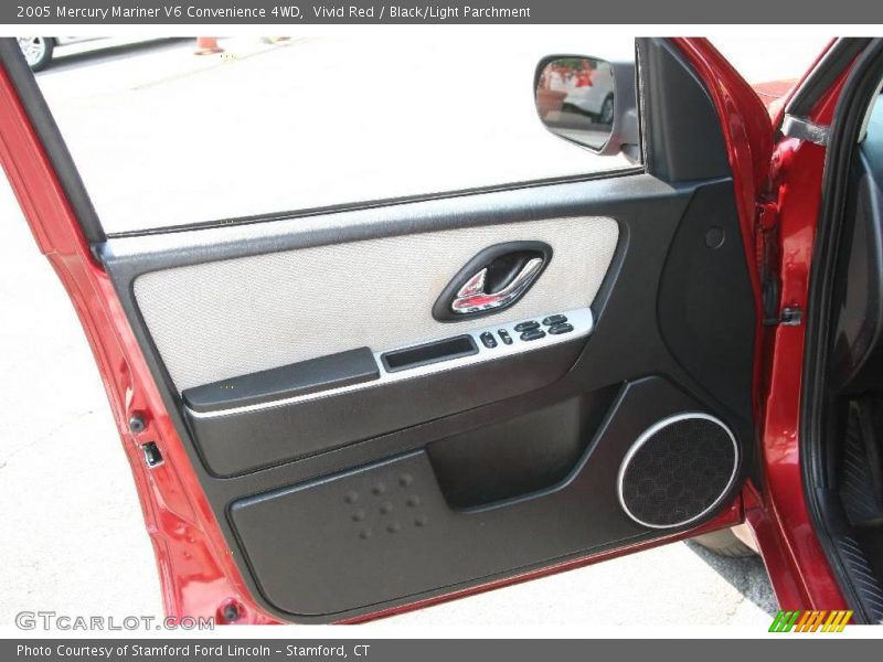 Vivid Red / Black/Light Parchment 2005 Mercury Mariner V6 Convenience 4WD