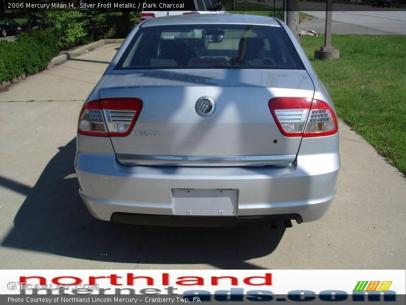 Silver Frost Metallic / Dark Charcoal 2006 Mercury Milan I4