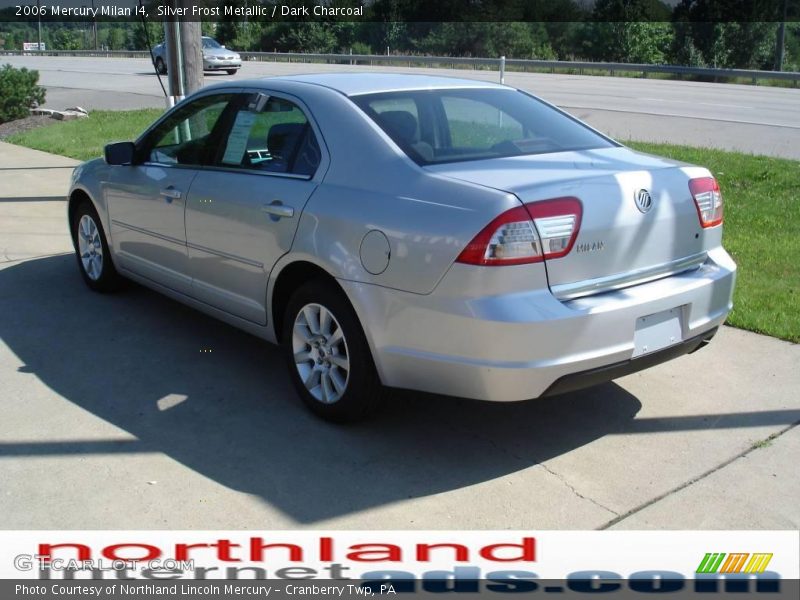 Silver Frost Metallic / Dark Charcoal 2006 Mercury Milan I4