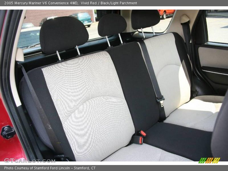 Vivid Red / Black/Light Parchment 2005 Mercury Mariner V6 Convenience 4WD